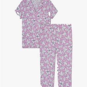 Tommy John Kids Pajama Set in Pink Floral